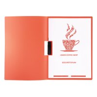 KOLMA Klemmhefter Easy A4 11.015.04 rot 25 Blatt