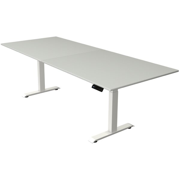 kerkmann Sitz-Steh-Schreibtisch Move 4, (B)1.600 mm, weiss