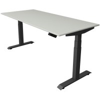 kerkmann Sitz-Steh-Schreibtisch Move 4, (B)2.500 mm, grau