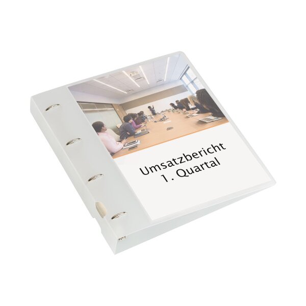 KOLMA Zeigebuch Vario XL KF A4 02.022.00 weiss, 4-Ring 40mm