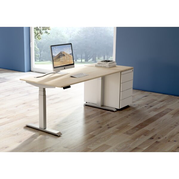 kerkmann Sitz-Steh-Schreibtisch Move 4, (B)1.600 mm