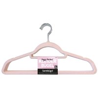 Peggy Perfect Cintre Velours avec barre, pack de 6