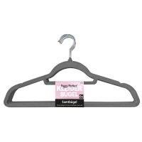 Peggy Perfect Cintre Velours avec barre, pack de 6