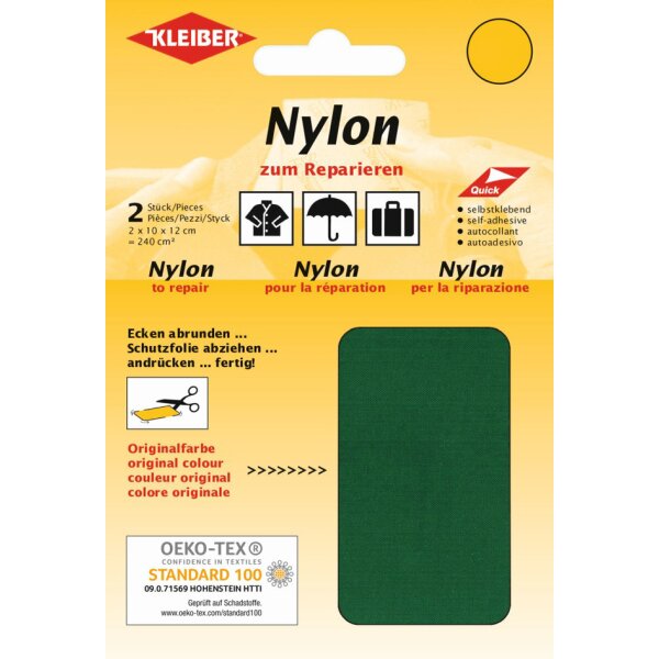 KLEIBER Nylon-Flicken, selbstklebend, orange
