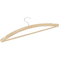 Peggy Perfect Holz-Kleiderbügel mit Steg und Einschnitt