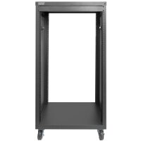 DIGITUS Monture universelle 19, avec roulettes, 21 U, noir