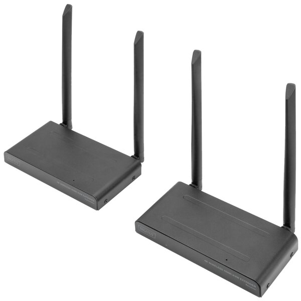 DIGITUS Kit extenseur 4K HDMI KVM sans fil, 150 m