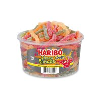 HARIBO Saure Riesen-Pommes 60472 Dose 1200g, 150 Stk.