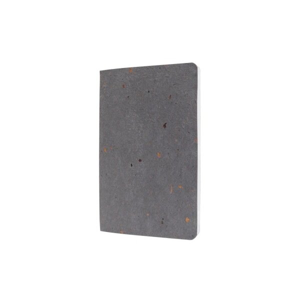 SIGEL Notizbuch Re-Up A5 RU104 grau, kariert 5mm 50 Blatt