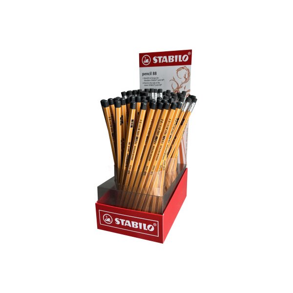 STABILO Bleistift 88 HB D/87-3555 Display 90 Stück