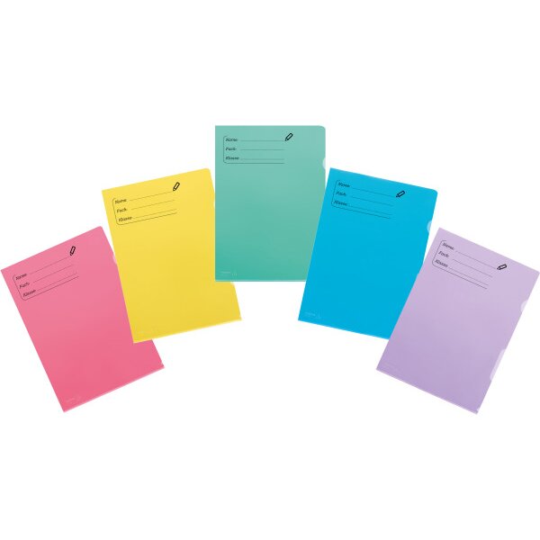 KOLMA Dossier Fashion Schule 59.904.19 A4 assortis 10 pi&egrave;ces
