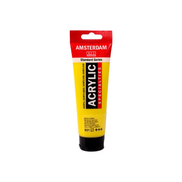 AMSTERDAM Acrylfarbe 120ml 17098312 metallic gelb 831