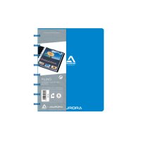 ADOC Sichtbuch Standard A5 5835.400 blau 30 Taschen