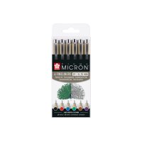 SAKURA Pigma Micron 01 Set 0.25mm POXSDK016 Basic Farben...