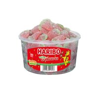 HARIBO Saure Wilde erdbeeren ME83082 Dose 1200g, 150 Stk.
