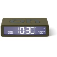 LEXON Réveil Flip Classic LR157K9 kaki, USB-C