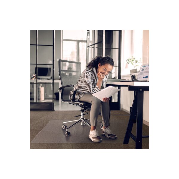 NOVOOO Chaussée de prot. 116x150cm ECCMFLPG0011 Polycarbonate, pour tapis