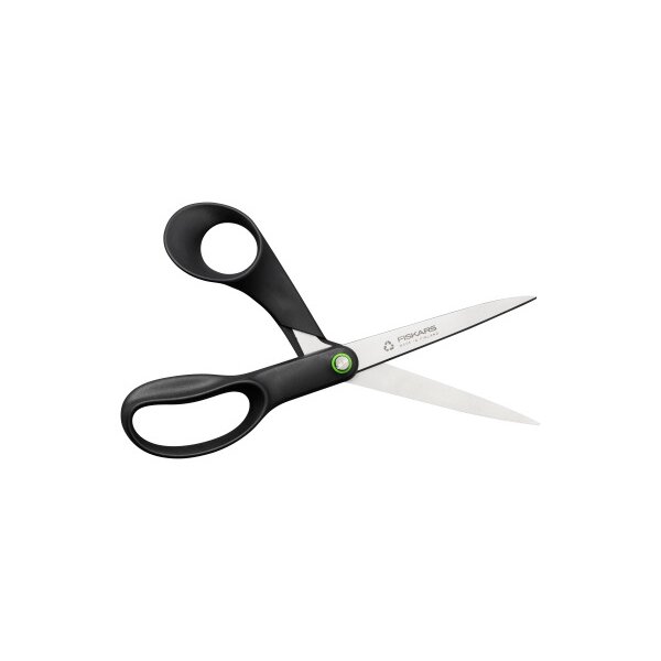 FISKARS Ciseaux Recycling 21cm 1074547 noir, droitiers