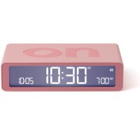 LEXON Réveil Flip Classic LR157P2 rose, USB-C