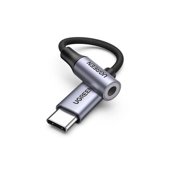 UGREEN Cable USB-C to 3.5mm M/F 80154 Alu Shell with Braided 10cm