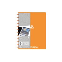 ADOC Livre prés. PP transparent A4 5532.600 orange...