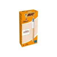 BIC Kugelschreiber 4 Colours 0.4mm 508964 Wood Natural
