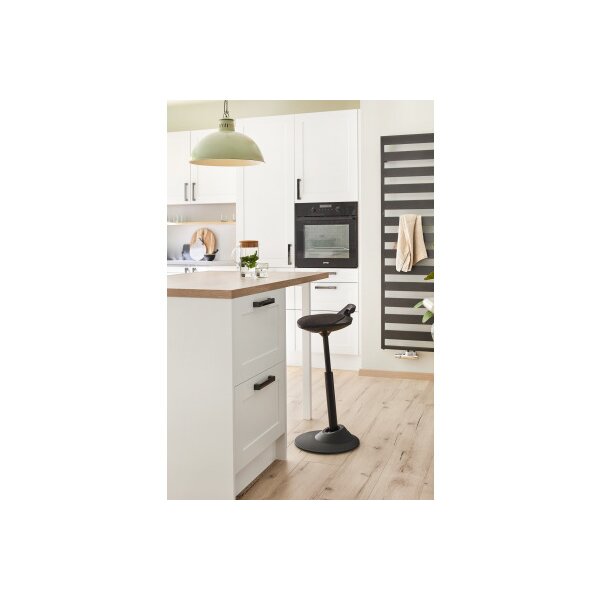 AERIS Tabourets de bar Muvman 311STBKCM02 noir/gris, Industry