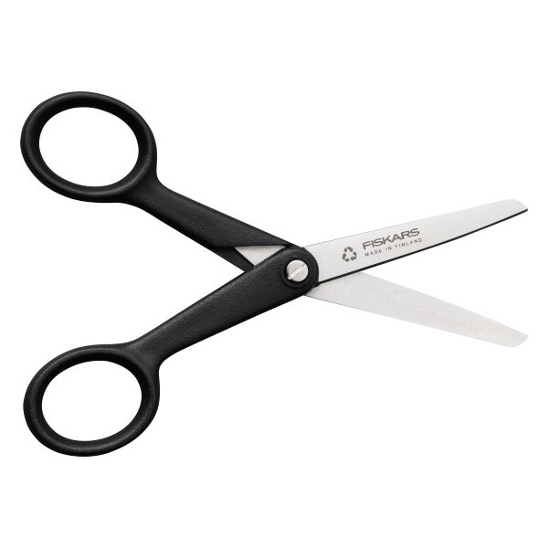 FISKARS Ciseaux Hobby Recycling 13cm 1074542 noir, droitiers et gaucher