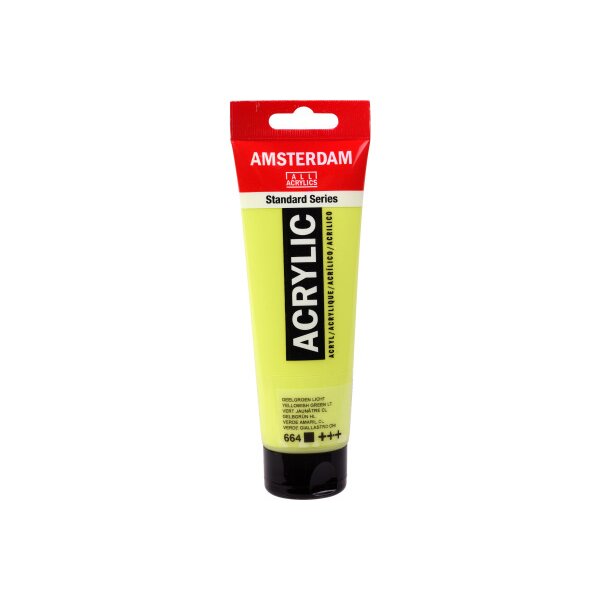 AMSTERDAM Acrylfarbe 120ml 17096642 gelbgrün hell 664