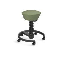 AERIS Sitzhocker Swopper 102HBSTBKBKC schwarz/grün,...