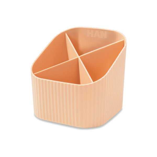 HAN Stiftek&ouml;cher Re-X-LOOP 17238-881 pastellorange 4 F&auml;cher