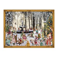 SELLMER Adventskalender 26.5x 35.5cm 70155 Verschneiter...