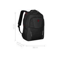 WENGER Laptop Backpack Altair Black 653186 15.6 inch with Tablet Pocket