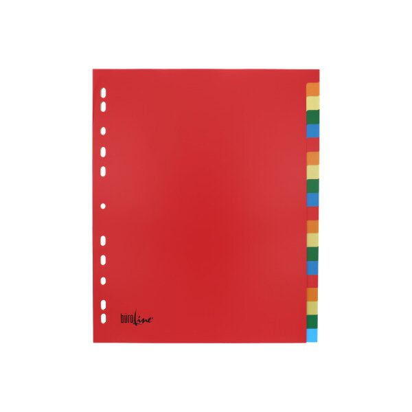 BÜROLINE Répertoires PP A4+ 40992 multicoloré 20 pcs.