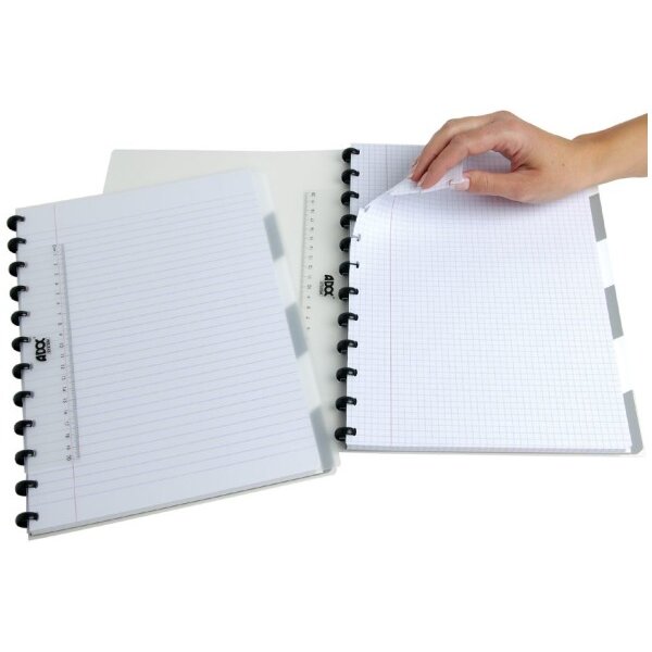 ADOC Notizheft A4 6538.150 kariert transparent