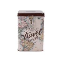 I-TOTAL Sparkasse mit Schloss XL2016 Travel 15.3x10.6x10.6cm