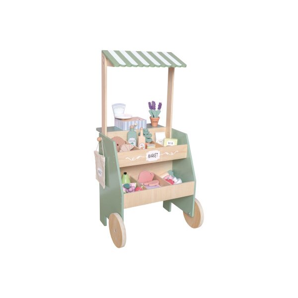 JABADABADO Marktstand W7268 Lebensmittel 40x40x79cm