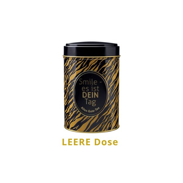 ROOST Teedose 1903 leer, Smile - es ist DEIN Tag