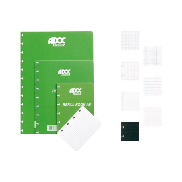 ADOC Ersatzblätter A4 6844.630 kariert 72 Blatt