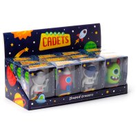 ROOST Radiergummi Weltraum STA344 4 assortiert