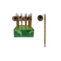 ROOST Bleistift Leopard HPTS-090 Pom Pom