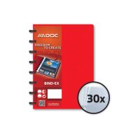 ADOC Sichtbuch Standard A5 5835.600 rot 30 Taschen