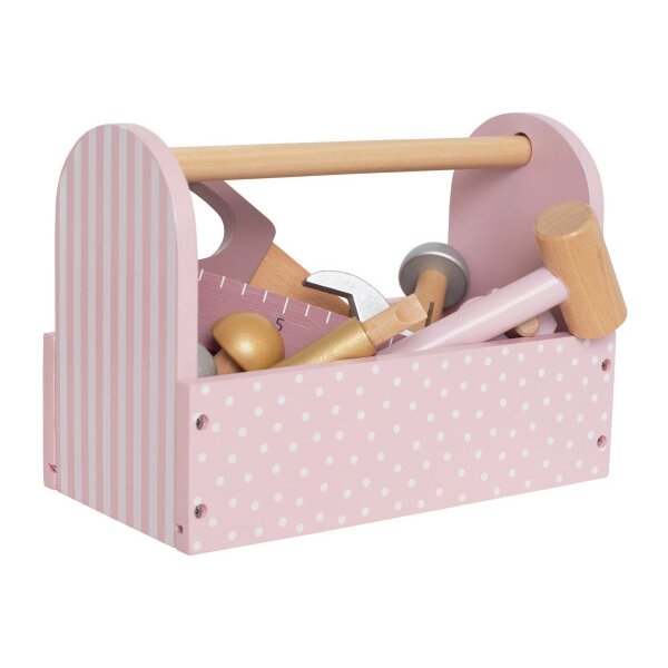 JABADABADO Werkzeugkiste W7106 rosa 30x12cm