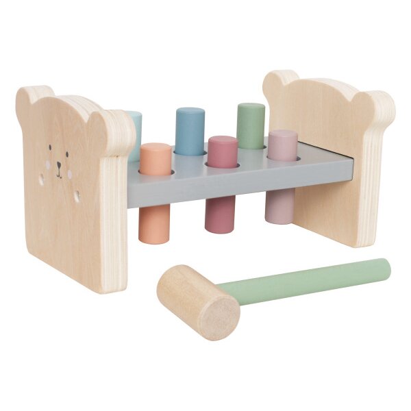 JABADABADO Hammer Bank C2517 Teddy 23x10x11 cm
