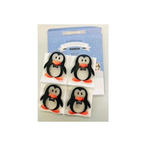 ROOST Chauffe-mains Set &agrave; 4 512506.2.1 Pinguin 12x9cm