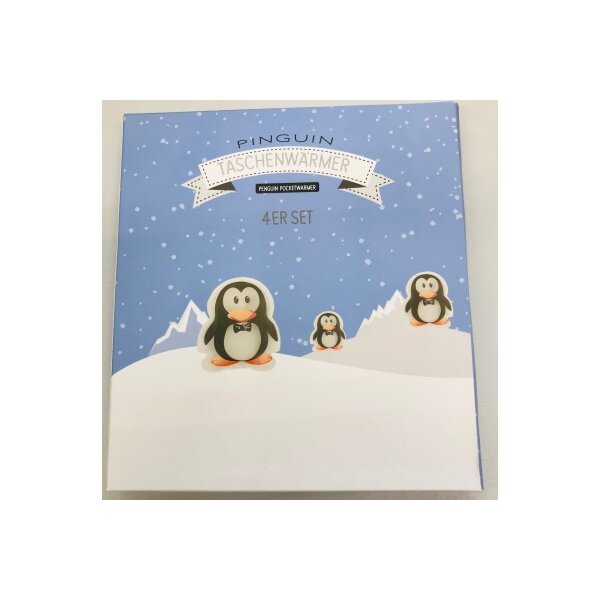ROOST Chauffe-mains Set &agrave; 4 512506.2.1 Pinguin 12x9cm