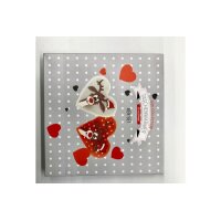 ROOST Taschenwärmer 4-Set 512552.3.4 Didi, Elch 10x8cm