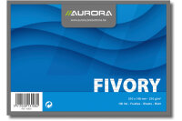 AURORA Cartes-fiches ligné A5 42820 blanc 100 pcs.