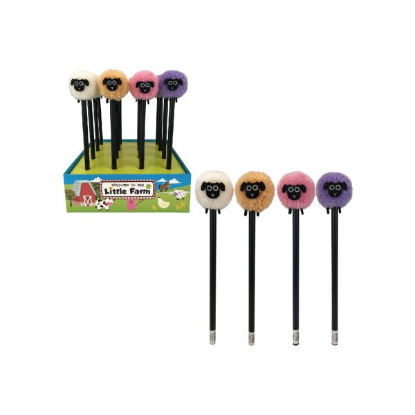 ROOST Bleistift 4 ass. HPTS-079 Schaf