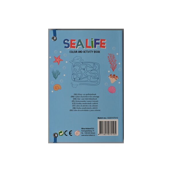 ROOST Activity-Buch Sea life B070 assortiert 21x14cm